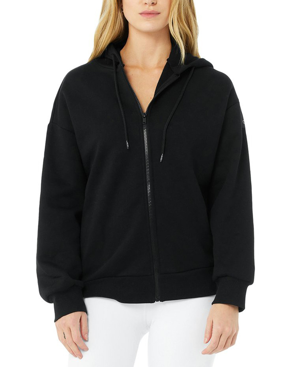 ALO Womens Hype Full Zip Hoodie